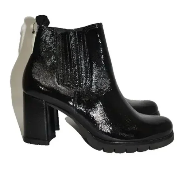 NWT$530 Paul Green New York Lug Sole Boot BLACK PLATFORM 6.5 AU 9 US (TD4) - Picture 2 of 8